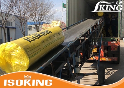 15 Containers of Glass Wool Blanket Transport to Vietnam