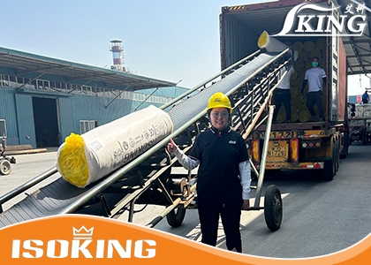 ISOKING Thermal Insulation Glass Wool is Ready for Vietnam Client