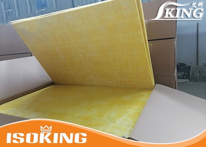 ISOKING glass wool sheet is measured before delivery