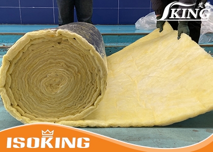 ISOKING Insulation Glass Wool Roll Rebound Rate Test